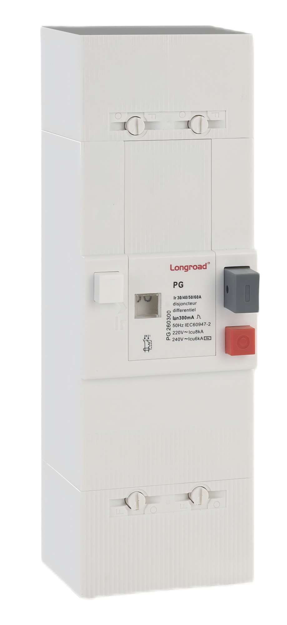 3P+N French Residual Circuit Breaker Commercial Power Distribution