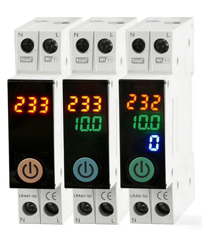 1P+N WIFI Smart Switch DIN-Rail Metering Automation