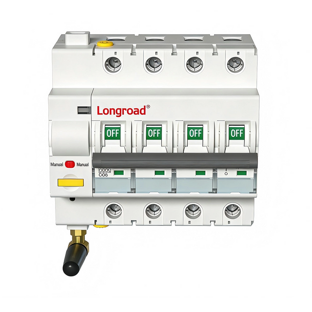 4P ZigBee Smart MCB Building Electrical Distribution