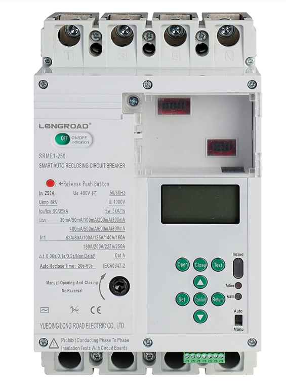 3P+N Auto-Reclosing Smart MCCB Industrial Power Automation