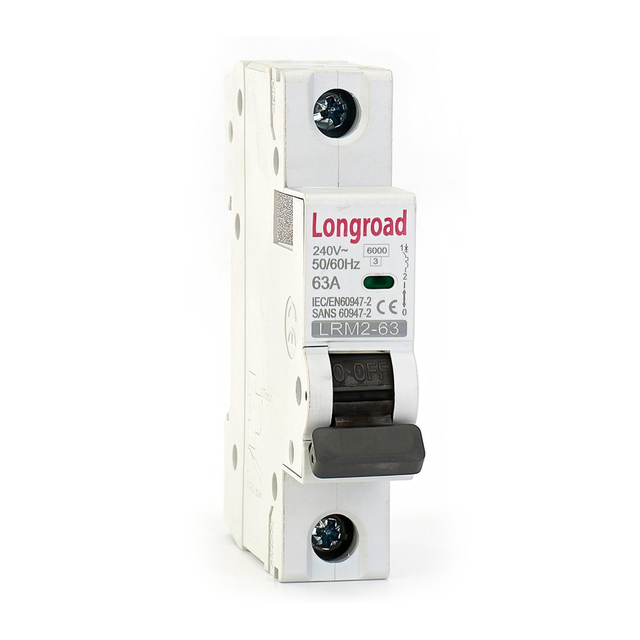 LRM2-63 1P Miniature Circuit Breaker