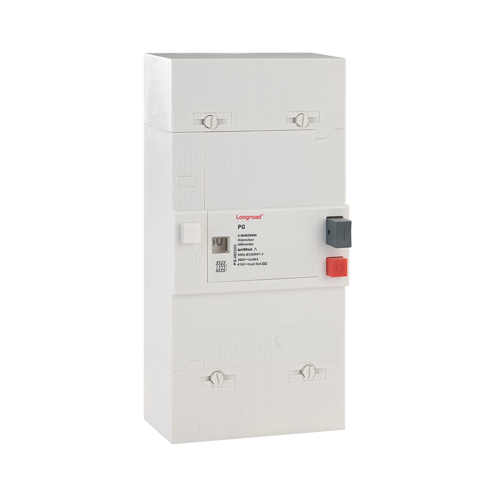 3P+N French Residual Circuit Breaker Commercial Power Distribution