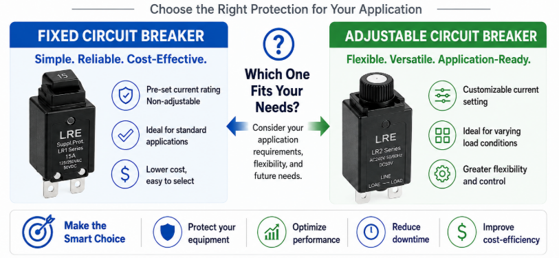 Adjustable Current Circuit Breaker